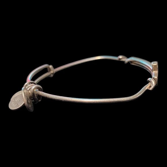 Alex and Ani Bracelet 8” Women Sterling Silver 925 Recycle Made in USA With Love - Picture 7 of 9